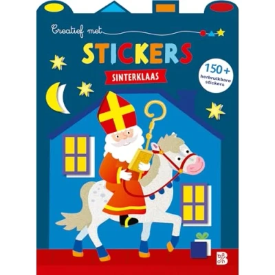 Afbeelding van Creatief met stickers Sinterklaas