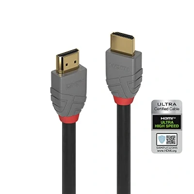 Afbeelding van LINDY 36953 HDMI kabel Aansluitkabel A stekker, stekker 2.00 m Zwart 8K UHD