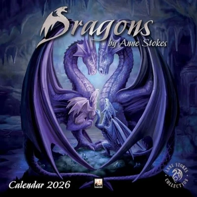 Afbeelding van Dragons by Anne Stokes Wall Calendar 2026 (Art Calendar)