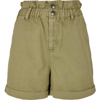 Afbeelding van Urban Classics Shorts, Dames, Maat: 28, Khaki