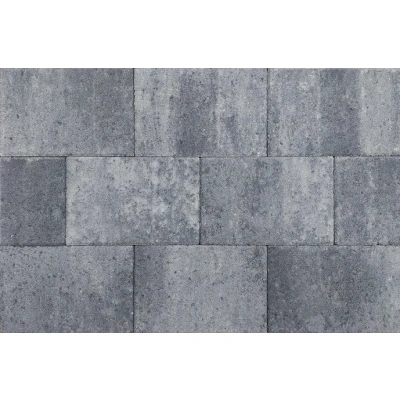 Afbeelding van Straksteen 20x30x5 cm grijs/zwart