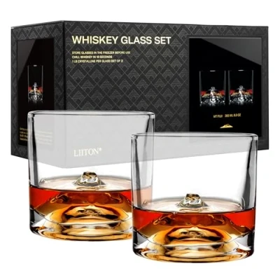 Afbeelding van Liiton Whiskey Glazen Fuji 260 ml 2 Stuks