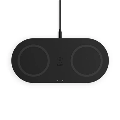 Afbeelding van Belkin Boost Charge Dual Draadloze Snellader 15W Zwart