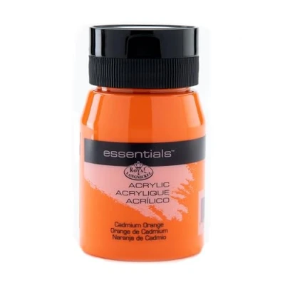 Afbeelding van Royal &amp; Langnickel Essentials acrylverf, cadmiumoranje, 500 ml