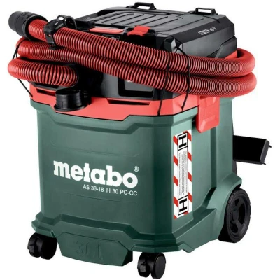 Afbeelding van Metabo AS 36 18 H 30 PC CC 602075850 Accu stofzuiger l Zonder accu, lader