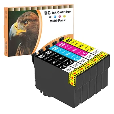 Afbeelding van D&amp;C 5 stuks inktpatronen compatibel met Epson 503XL voor Expression Home XP 5200 5205 XP5200 XP5205, Workforce WF 2960 2965 WF2960 WF2965 2960DWF 5DWF