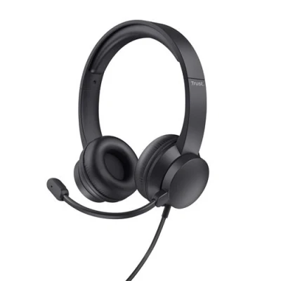Image de Trust Casque Micro Ayda Jack Noir (25087)