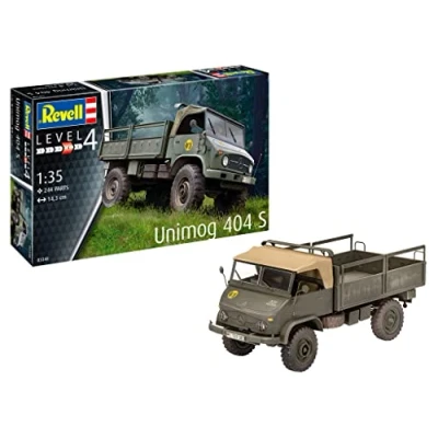 Afbeelding van 1:35 Revell 03348 Unimog 404 S Militair Voertuig Plastic Modelbouwpakket
