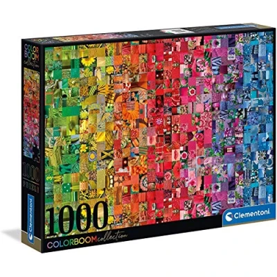 Afbeelding van Clementoni Puzzel 1000 Stukjes Collage Colorboom, Voor Volwassenen en Kinderen, 14 99 jaar, 39595