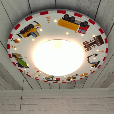 Afbeelding van Plafondlamp Baustelle met LED sterrenhemel