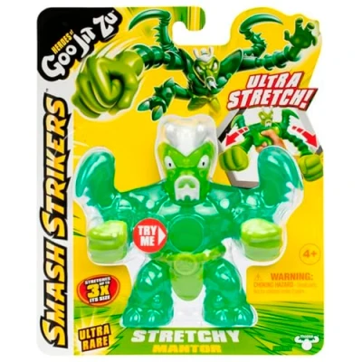 Afbeelding van BANDAI CO42842 Figurine d&#039;action Heroes de Goo JIT Zu Découvrez les nouveaux Smash Strikers Mantor, éponge et étire, multicolore