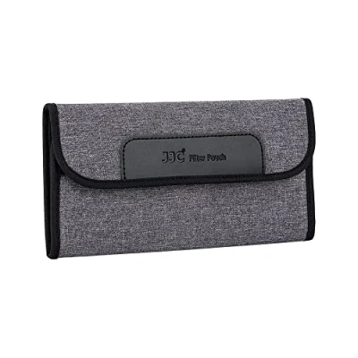 Afbeelding van JJC 4 x cameralensfilter met een diameter van 82 mm, elastisch neopreen, microvezel reinigingsdoekje