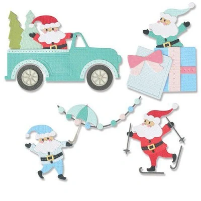 Afbeelding van Sizzix Thinlits Die Set 11PK Santa Activities 665958 Olivia Rose (08 22)