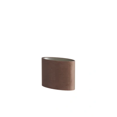 Afbeelding van Light &amp; Living Lampenkap VELOURS 45x21x32cm Bruin