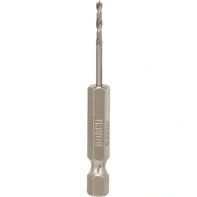 Image de BOSCH 2608595518 foret hélicoïdal pour bois 1/4&quot; tige hexagonale 2 x 24 62 mm