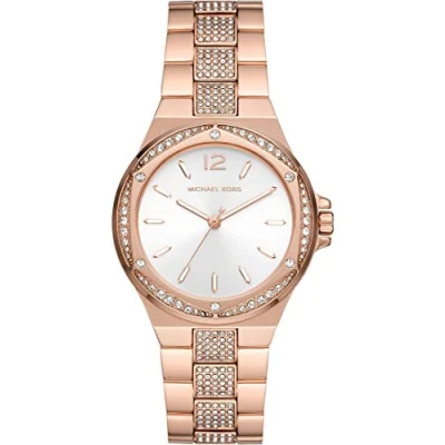Afbeelding van Michael Kors dames Lennox horloge MK7362 in de kleur Roségoud