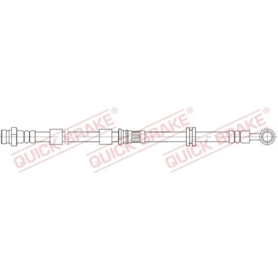 Afbeelding van QUICK BRAKE 58.890 Remslang 615 MITSUBISHI: ASX Off Road