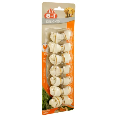 Afbeelding van 8in1 Delights Kauwknook Kip Hondensnacks Xsmall