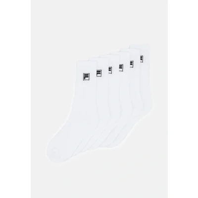 Afbeelding van Fila CREW Tennis 6 PACK Unisex Sokken, Maat: 39 42, White