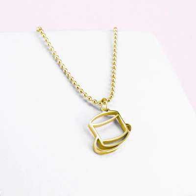 Image de Ponytail&amp;Co Pendentif Dressage Hat Or