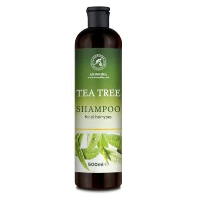 Afbeelding van Tea Tree shampoo 480 ml natuurlijke anti roos voor haargroei in volume sulfaatvrije beautysalon wellness persoonlijke verzorging vrij van