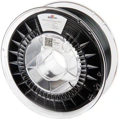 Afbeelding van Spectrum Filaments 80056 PET g Premium Filament PETG Chemisch bestendig, Slagvast 1.75 mm 1000 Deep black, Zwart 1 stuk(s)