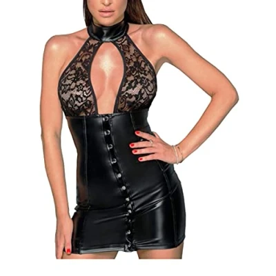 Afbeelding van Noir Handmade Mini jurk M F224 Zwart