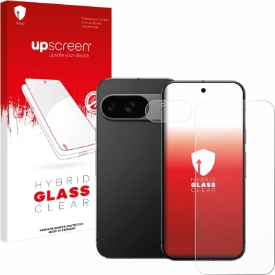 Afbeelding van upscreen Screenprotector voor Google Pixel 9 (Voor+Camera) Folie Beschermfolie Beschermglas transparant
