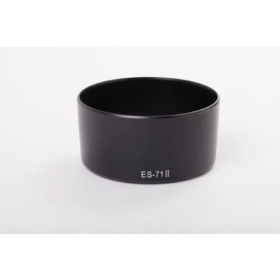 Afbeelding van vhbw Vervangende zonneklep voor Canon ES 71 II 58 mm lens, ronde lenszonneklep, kunststof, zwart