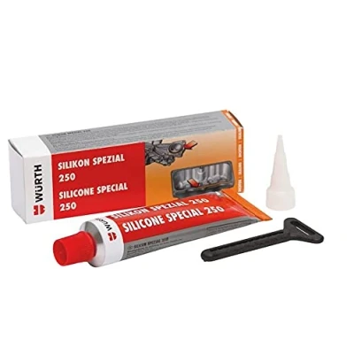 Afbeelding van Würth Speciale siliconenkit 250, kleur: rood, tube van 70 ml