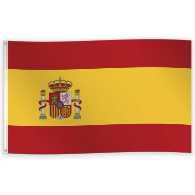Afbeelding van Gevel vlag Spanje 150x90cm per stuk