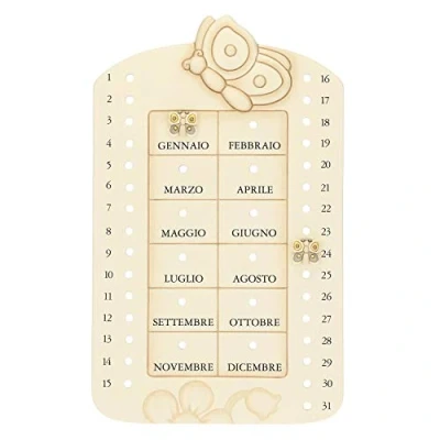 Afbeelding van THUN Eeuwigdurende wandkalender Home Decor Elegance lijn Keramiek 20 x 32,6 1,5 h cm