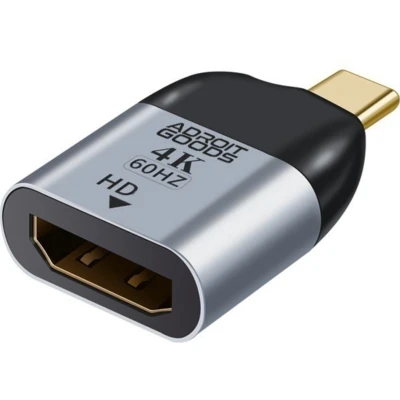 Afbeelding van AdroitGoods Usb C Naar HDMI Adapter 4K 60@Hz Type 3.2
