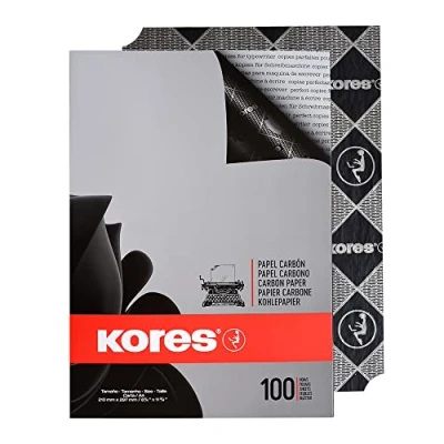 Image de Kores papier carbone, format A4, noir, contenu: 100 feuilles