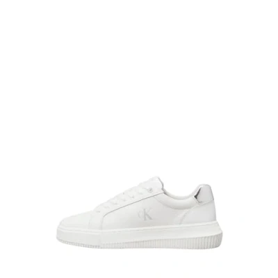 Afbeelding van Calvin Klein Jeans Chunky Cupsole Sneakers laag, Dames, Maat: 36, Bright white/silver Leer