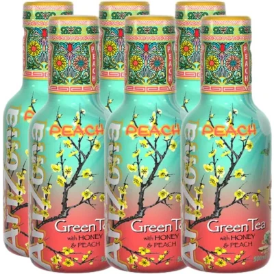 Afbeelding van Arizona Green Tea Peach 6x0.5l