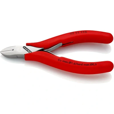 Image de KNIPEX 77 11 115 couteaux diagonaux électroniques avec revêtement en plastique antidérapant mm