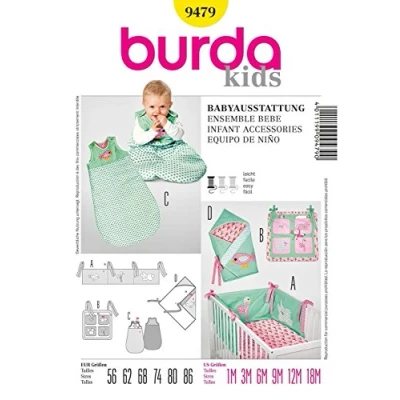 Afbeelding van Burda Naaipatroon 9479 Baby accessoires