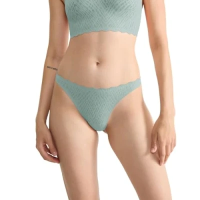 Afbeelding van Sloggi Zero Feel Bliss String Damesslip (1 stuk), Mistig Turkoois, M