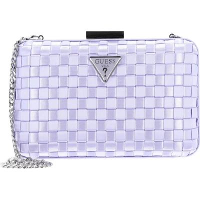 Afbeelding van Guess Twiller Clutch, Dames, Maat: One Size, Lavender