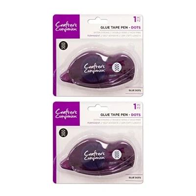 Afbeelding van Crafter&#039;s Companion Dubbelzijdig plakband, extra sterk, voor knutselwerk, kaarten maken, scrapbooking en schrijfwaren