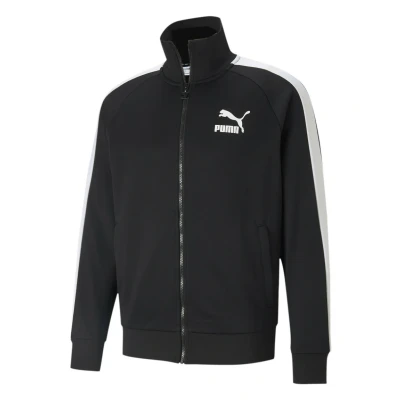 Afbeelding van Puma Iconic T7 PT Sweater met rits, Heren, Maat: Medium, Black
