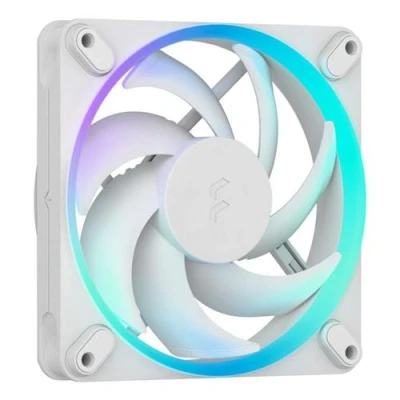 Image de Ventilateur PC Momentum 12 RGB FDB Anneau lumineux ARGB Gen 2 Contrôle PWM Blanc
