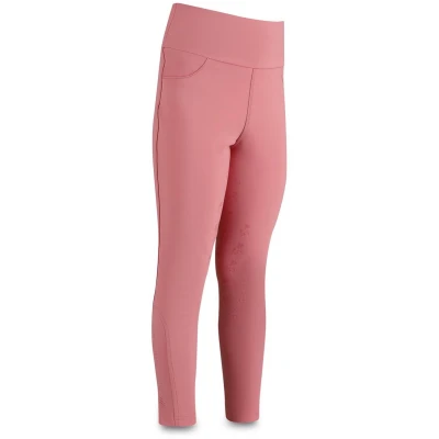 Afbeelding van Kentucky Horsewear Rijbroek Sammy Kinder rijlegging voor meisjes Full Grip Oud Roze Maat 120 Ademend &amp; Elastisch