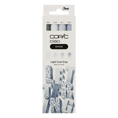 Image de Copic Ciao Shade set de marqueurs Light Cool Grey (4 pièces)