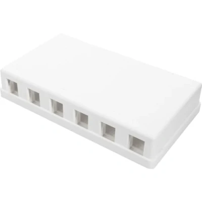 Afbeelding van Digitus DN 93705 6 poorten Consolidation Point 483 mm (19) 1 HE Zwart
