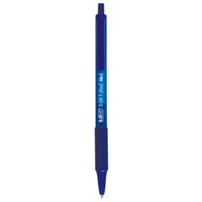 Afbeelding van BIC Intrekbare balpen Soft Feel Clic Grip, rood
