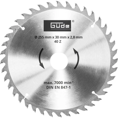 Afbeelding van Güde zaagblad 255 x 30 mm HM T40 55264