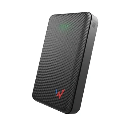 Afbeelding van W onder powerbank, 20.000 mAh, 1 USB A poort en C poort, 20 stroomvoorziening, compatibel met iPhone, Samsung, Huawei, Xiaomi andere, micro kabel inbegrepen.