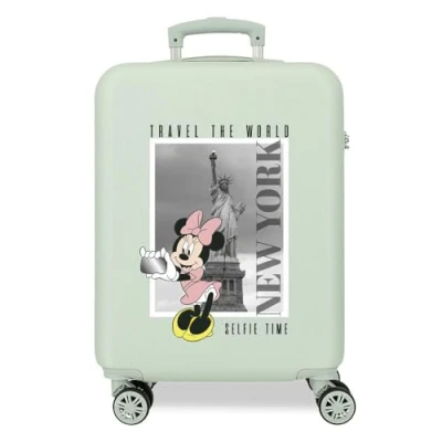 Afbeelding van Disney Mickey &amp; Minnie Trip To... kofferset, één maat, New York Groen, Talla única, cabinekoffer, Handbagage